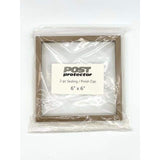 Post Protector 6 in. x 6 in. PVC Finish and Sealing Cap