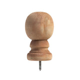 ProWood 4 in. x 4 in. Wood Colonial Ball Post Top Finial (6-Pack)
