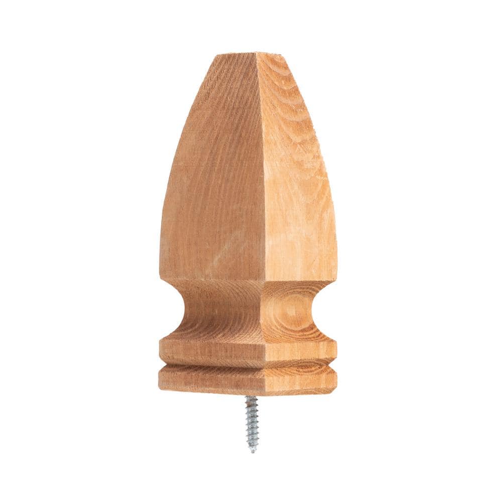 ProWood 4 in. x 4 in. Gothic Wood Post Cap Finial (6-Pack)