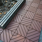 Siavonce 1 ft. x 1 ft. Plastic Interlocking Deck Tiles, Patio Deck Tiles, Square Waterproof Outdoor (44-Pack)