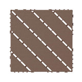 Siavonce 1 ft. x 1 ft. Plastic Interlocking Deck Tiles, Patio Deck Tiles, Square Waterproof Outdoor (44-Pack)