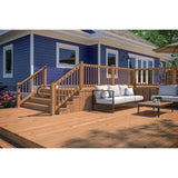 ProWood 2 in. x 2 in. x 36 in. Pressure-Treated Cedar-Tone Square End Baluster (16-Pack)