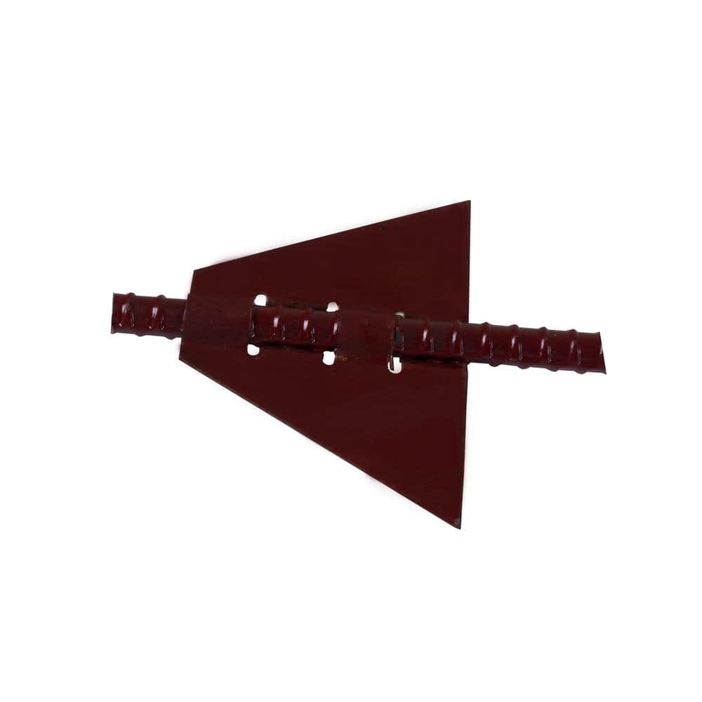 YARDGARD 2 in. x 2 in. x 4 ft. Galvanized Steel Red Electric Fence Post
