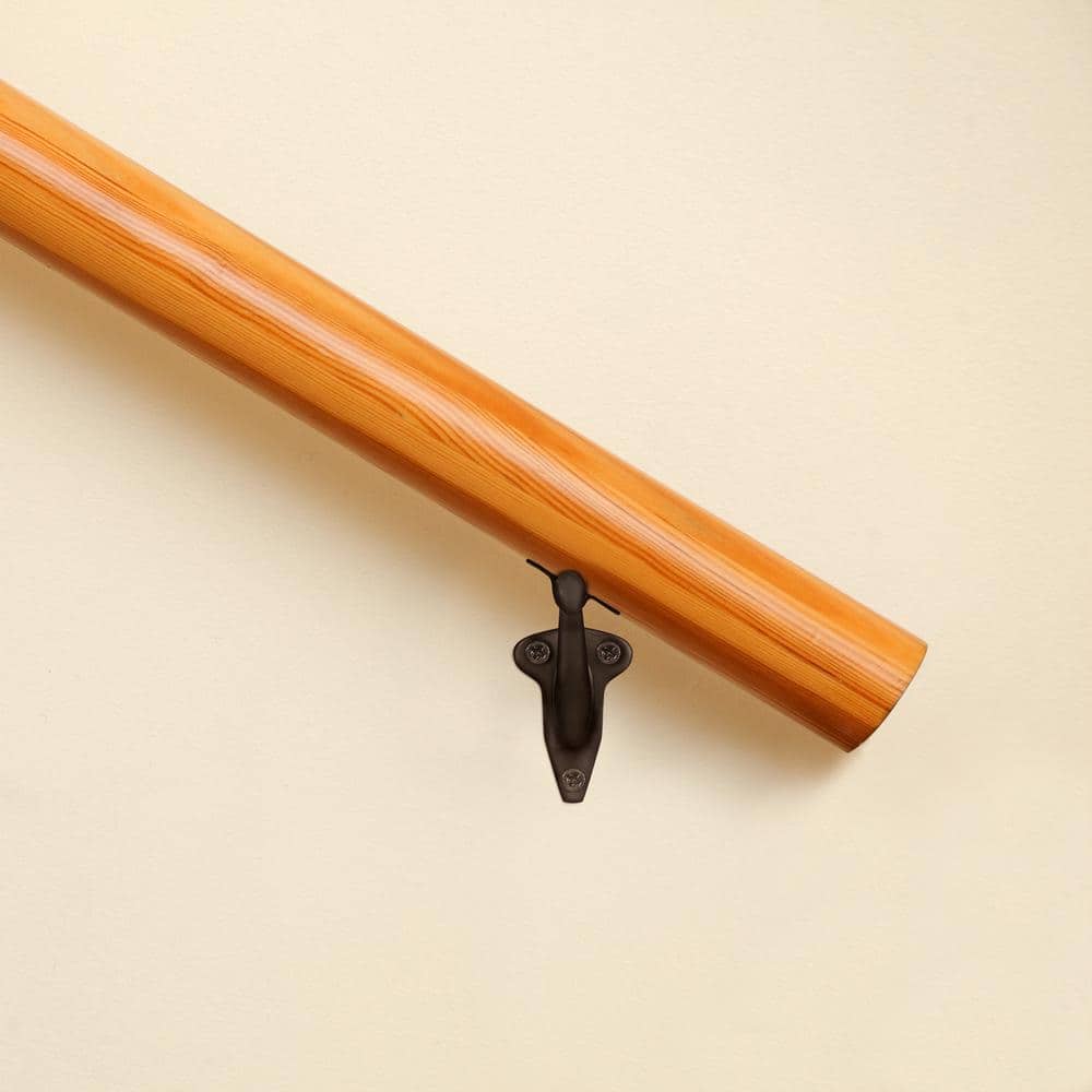 Design House Oil Rubbed Bronze Steel and Zinc Construction Standard Handrail Bracket (5-Pack)