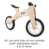 Lil Rider 3-in-1 Wooden Convertible Glide Bike