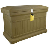 RTS Home Accents ParcelWirx Oak Horizontal Lockable with Smart Lock Package Delivery Box