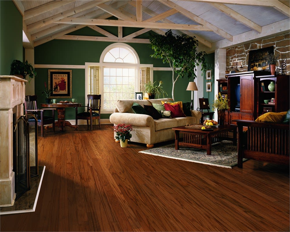 Bruce Colony 3" Wide Engineered Hardwood Flooring, Smooth Oak, Fall Meadow – 31.5 sq. ft. per Carton