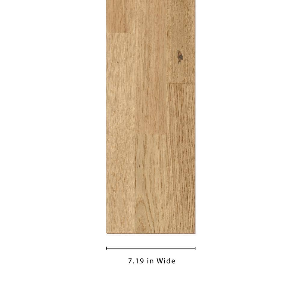 Baltic Wood Brushed European Oak 1/2 in. T x 7.19 in. W Click Lock Wire Brushed Engineered Hardwood Flooring (38.61 sq. ft./case)