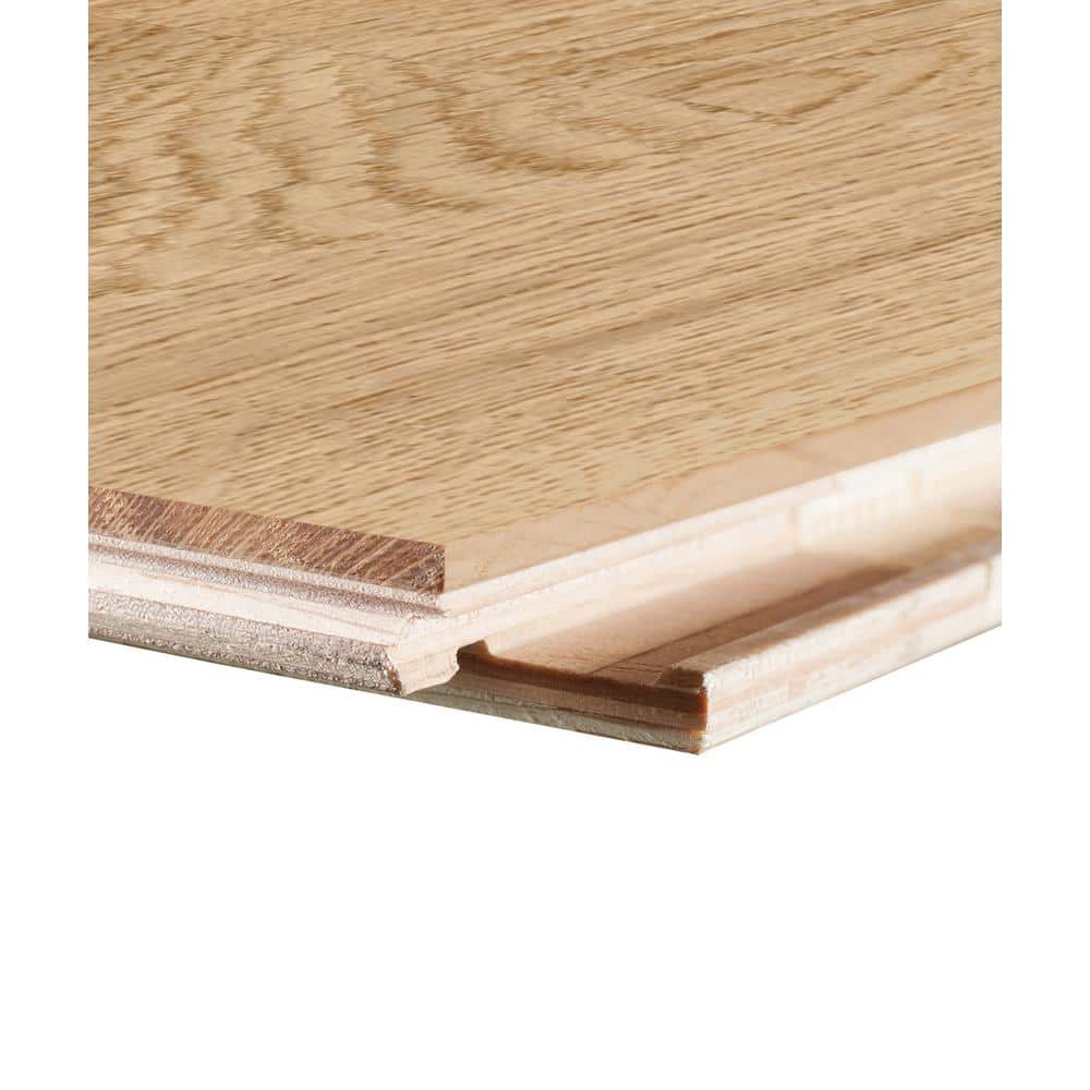 Baltic Wood Brushed European Oak 1/2 in. T x 7.19 in. W Click Lock Wire Brushed Engineered Hardwood Flooring (38.61 sq. ft./case)