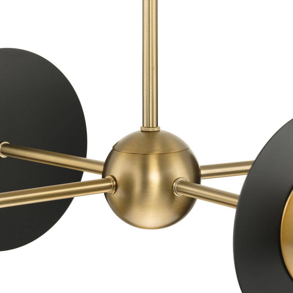 Progress Lighting Trimble 4-Light Brushed Bronze Linear Chandelier