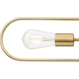 Progress Lighting Nombridge Collection 24 in. 4-Light Brushed Gold Chandelier for Breakfast Nook, Living Room and Great Room