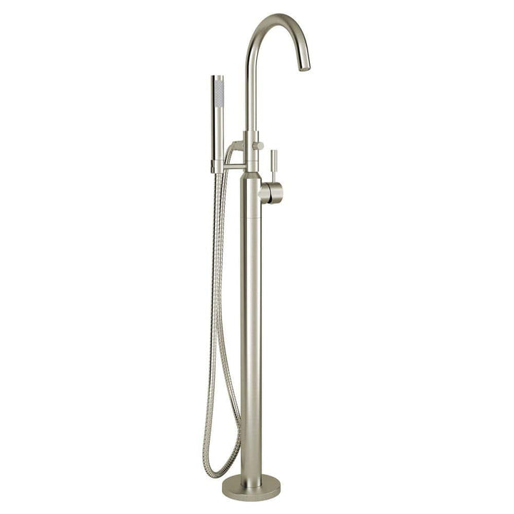 American Standard Cadet Freestanding Roman Tub Faucet with Hand Shower, Brushed Nickel