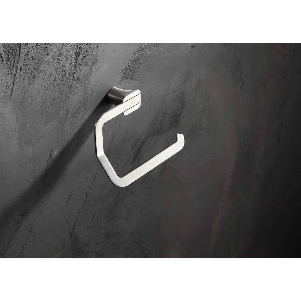 ANZZI Essence Series Wall-Mount Toilet Paper Holder in Brushed Nickel