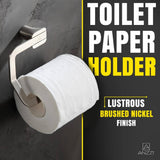 ANZZI Essence Series Wall-Mount Toilet Paper Holder in Brushed Nickel