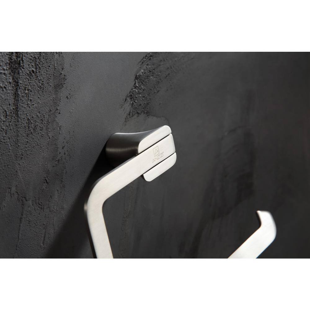 ANZZI Essence Series Wall-Mount Toilet Paper Holder in Brushed Nickel