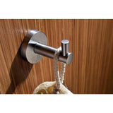 ANZZI Caster Series Single Robe Hook in Brushed Nickel