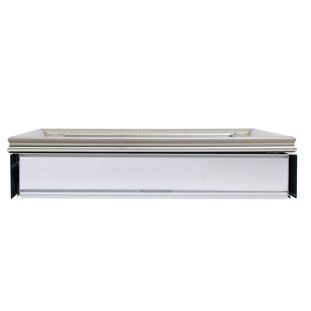 Glacier Bay 24 in. W x 30 in. H Rectangular Medicine Cabinet with Mirror