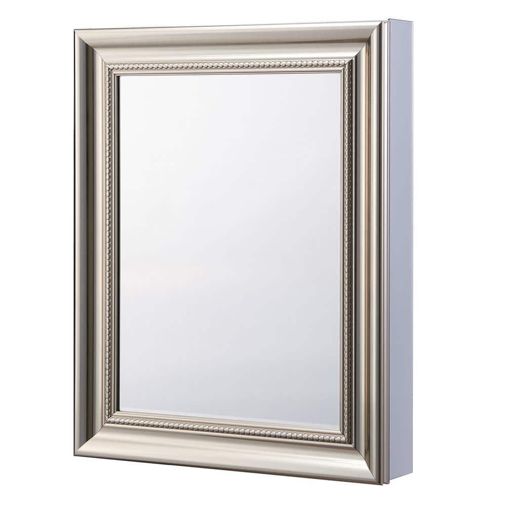 Glacier Bay 24 in. W x 30 in. H Rectangular Medicine Cabinet with Mirror