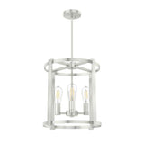 Hunter Astwood 4 Light Brushed Nickel Branch Chandelier Dining Room Light