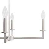 Hunter Bearden 8-Light Brushed Nickel Candlestick Chandelier