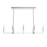 Hunter Bearden 8-Light Brushed Nickel Candlestick Chandelier