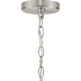 Progress Lighting Leyden 5-Light Brushed Nickel Farmhouse Chandelier Light