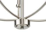 Progress Lighting Leyden 5-Light Brushed Nickel Farmhouse Chandelier Light