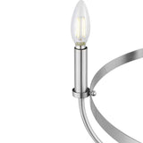 Progress Lighting Camperdown 5-Light Brushed Nickel Chandelier