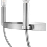 Progress Lighting Camperdown 5-Light Brushed Nickel Chandelier