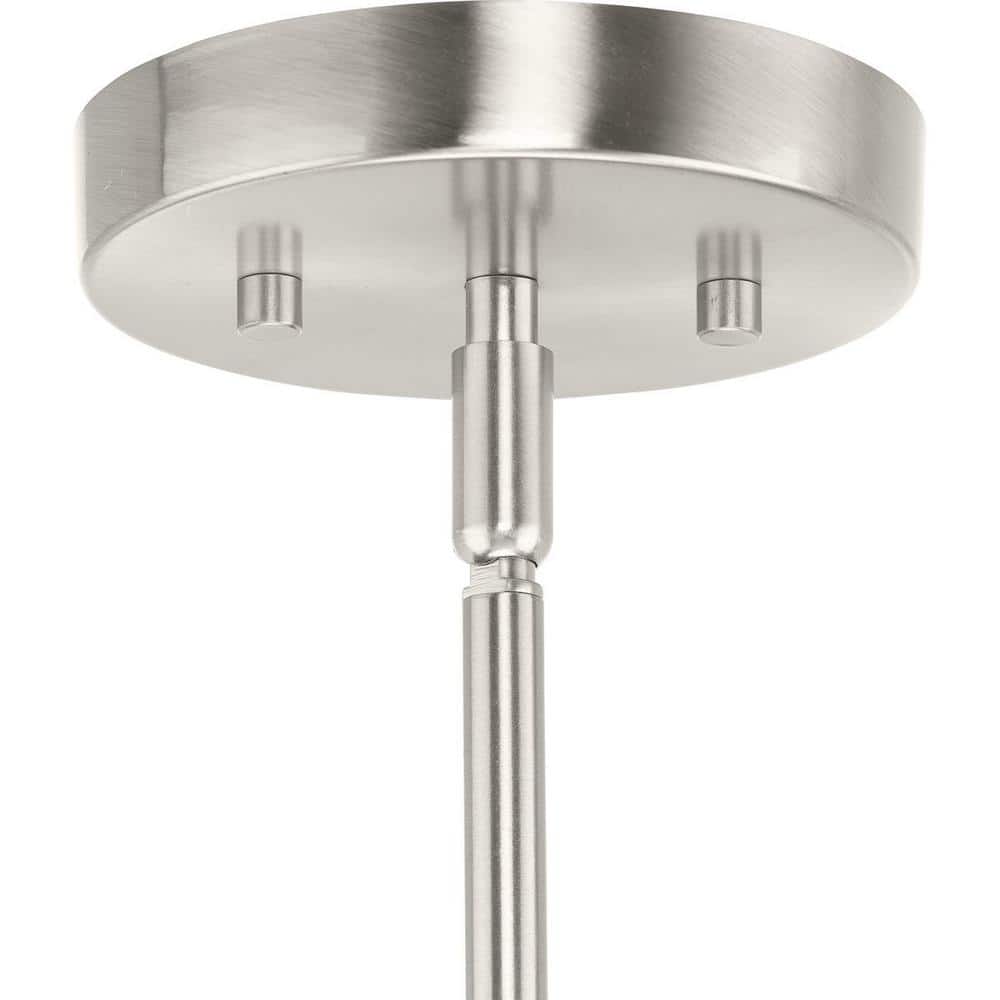 Progress Lighting Trimble 2-Light Brushed Nickel Linear Chandelier