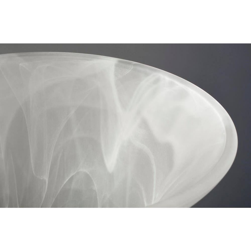 Progress Lighting Bedford Collection 5-Light Brushed Nickel Etched Alabaster Glass Traditional Chandelier Light