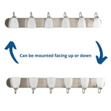 Progress Lighting Gather Collection 48 in. 6-Light Brushed Nickel Etched Glass Bath Vanity Light, P2714-09