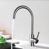ANZZI Carriage Single Handle Standard Kitchen Faucet in Brushed Nickel