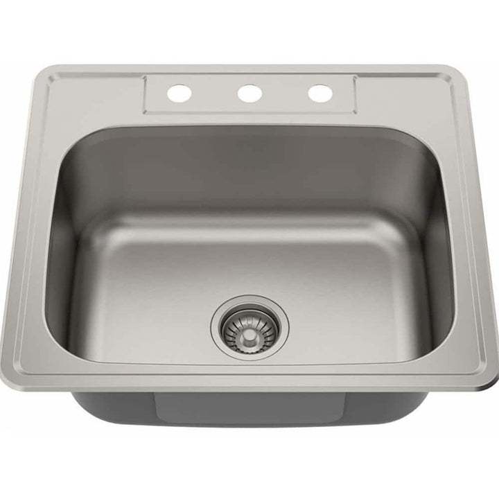 Stainless Steel Farmhouse Apron Front Laundry Sink - 25 in. x 22 in. x 8 in.
