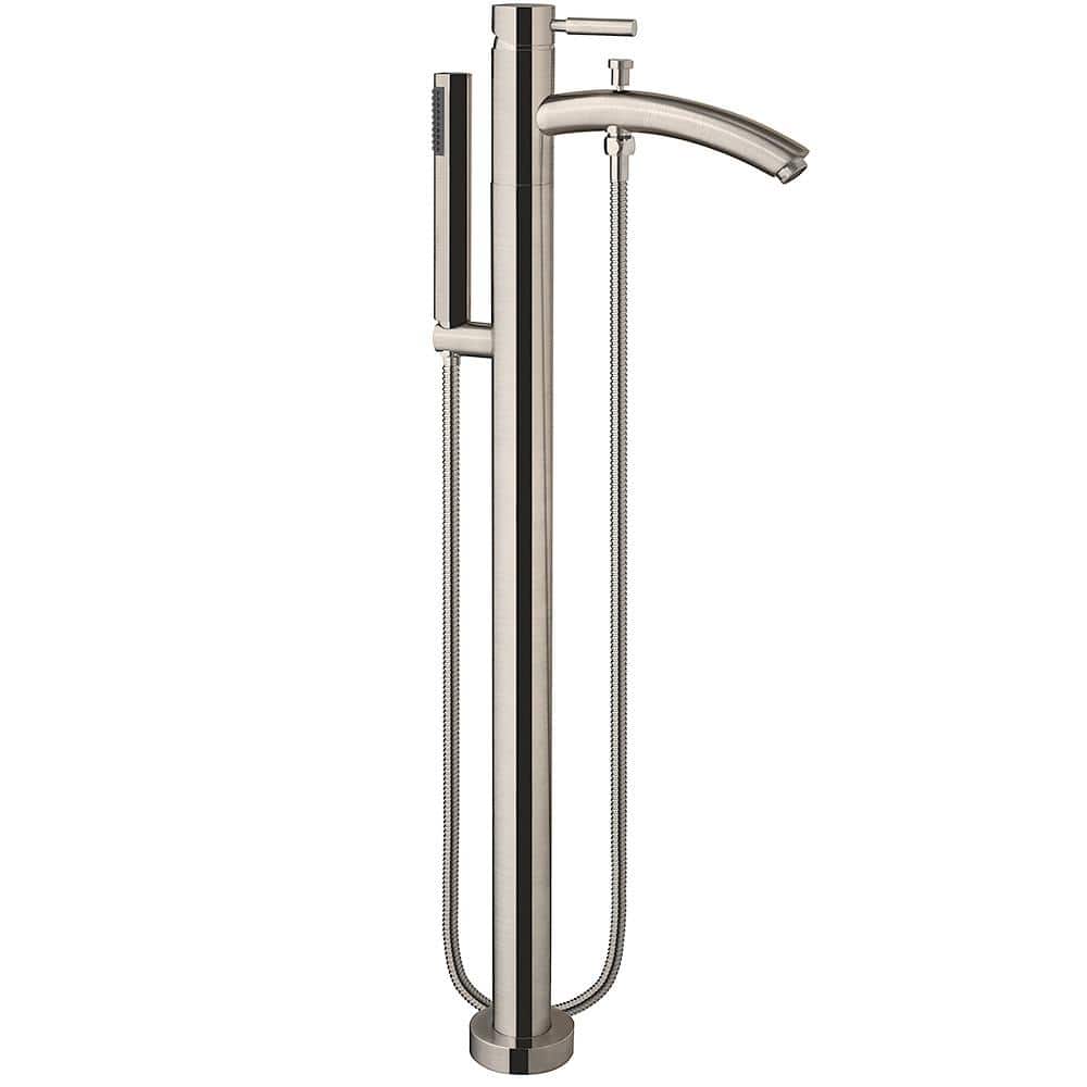 Wyndham Collection Taron Freestanding Tub Faucet, Brushed Nickel
