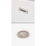 Wyndham Collection Pop-Up Drain Trim Kit with Overflow Plate, Brushed Nickel