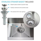 Transolid 15 Gal. 22.1 in. D x 24 in. W Freestanding Laundry Sink with Cabinet in Brushed Satin with Faucet and Accessories