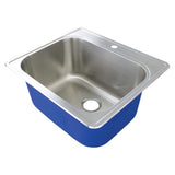 Transolid Meridian 25 in. x 22 in. Stainless Steel Drop-In Laundry Utility Sink Kit