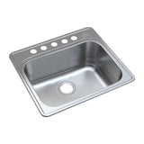 Transolid Meridian 25 x 22 x 12 Stainless Steel Drop-in Laundry/Utility Sink Kit