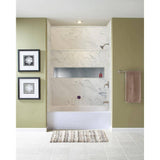 Transolid Storage Pod 34.5 in. x 14 in. 18-Gauge Stainless Steel Shower Niche