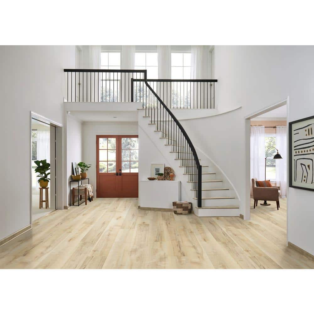 Pergo Outlast+ Buff Weathered Maple 12 mm T x 7.4 in. W Waterproof Laminate Wood Flooring (19.63 sq. ft./Case)