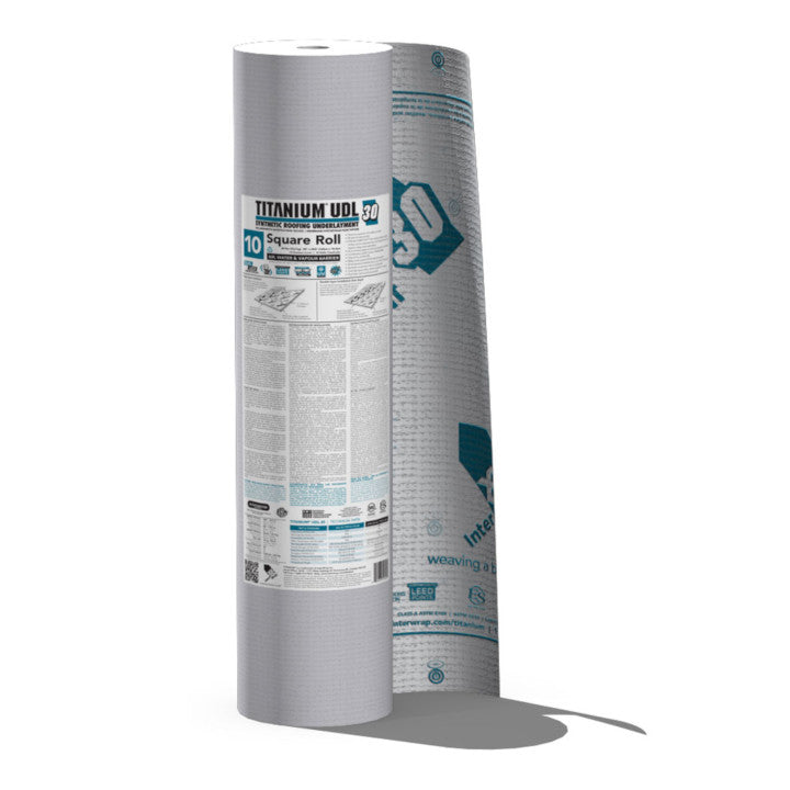 Titanium UDL-30 Surefoot Synthetic Roofing Underlayment Roll, 10 Squares (48 in. x 250 ft)