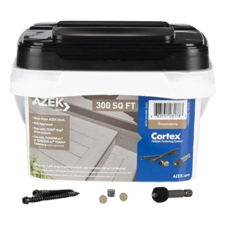TimberTech Cortex Screws Brownstone 2-1/2" 300 SF
