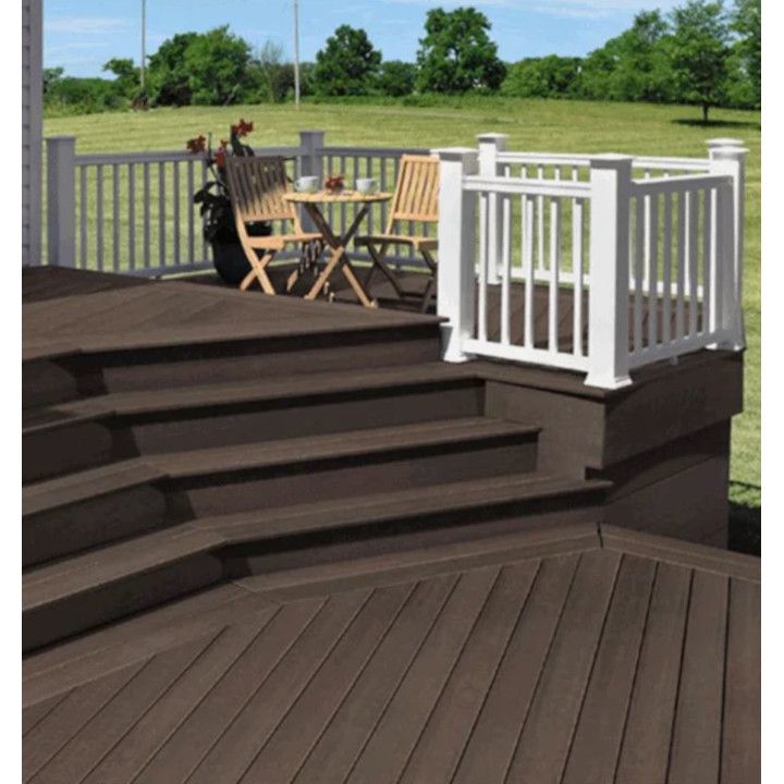 TimberTech Landmark Grooved Deck Board American Walnut 1" x 5-1/2" x 12'
