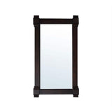 James Martin Vanities Brittany 21.7 x 39.2 Inch Burnished Mahogany Bathroom Vanity Mirror