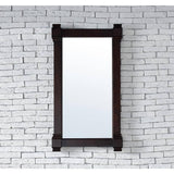 James Martin Vanities Brittany 21.7 x 39.2 Inch Burnished Mahogany Bathroom Vanity Mirror