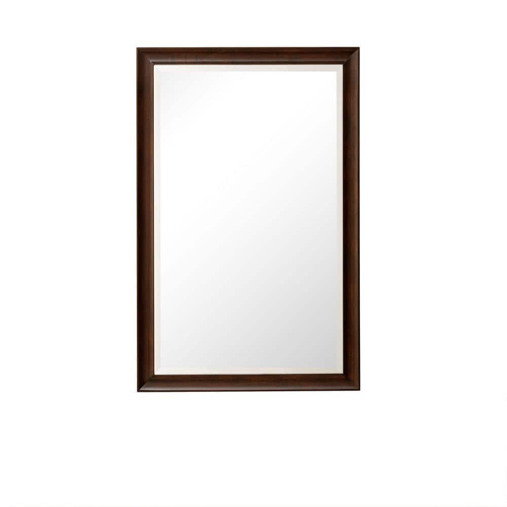 James Martin Vanities Glenbrooke 26" x 40" Burnished Mahogany Vanity Mirror