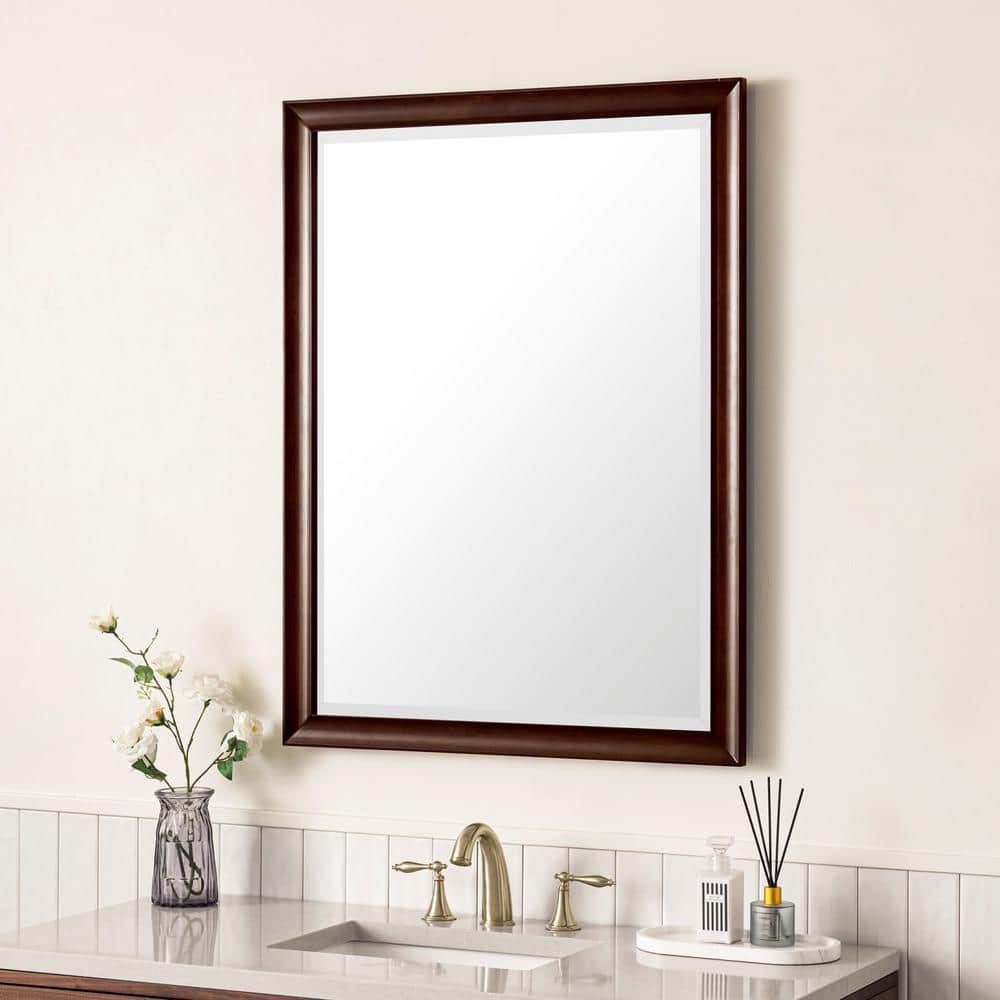James Martin Vanities Glenbrook 30" x 40" Burnished Mahogany Vanity Mirror
