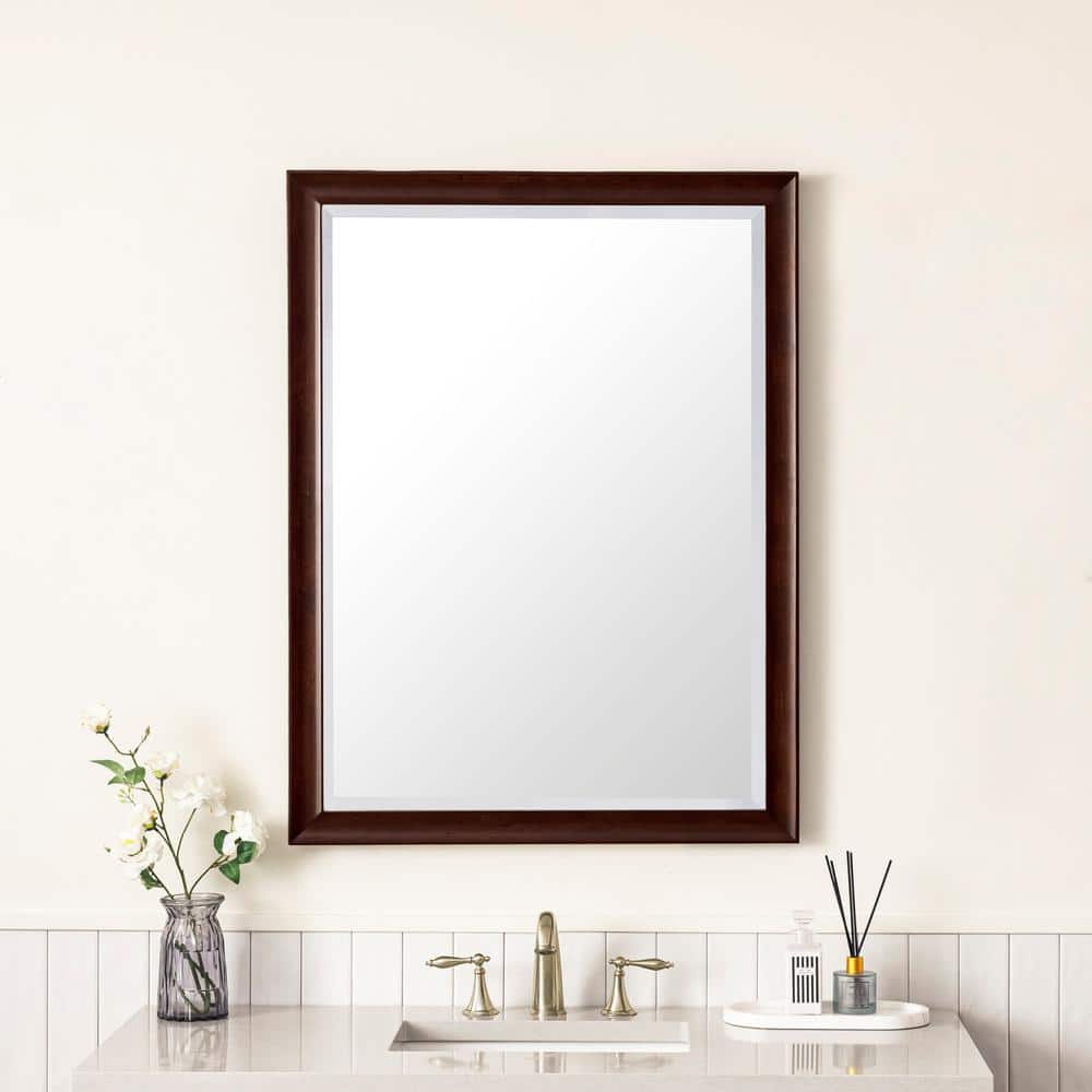 James Martin Vanities Glenbrook 30" x 40" Burnished Mahogany Vanity Mirror