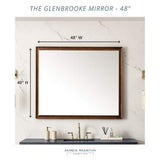 James Martin Vanities Glenbrooke 48" Burnished Mahogany Vanity Mirror
